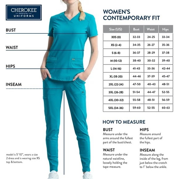 Scrubs Pant Low Rise Flare Leg Drawstring Cargo 21100 - Picture 7 of 12